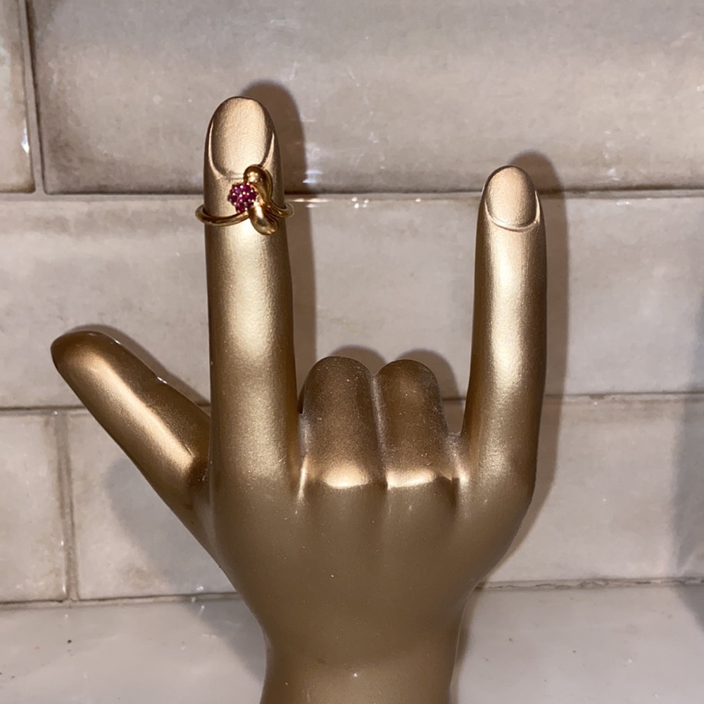 Ruby Gold Ring - image 4